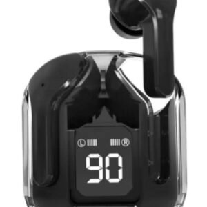 Wireless Bluetooth earbuds with digital charging case