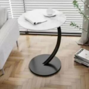 Modern Curved-Leg Side Table